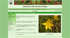 Desktop Screenshot of eflore32.botagora.fr